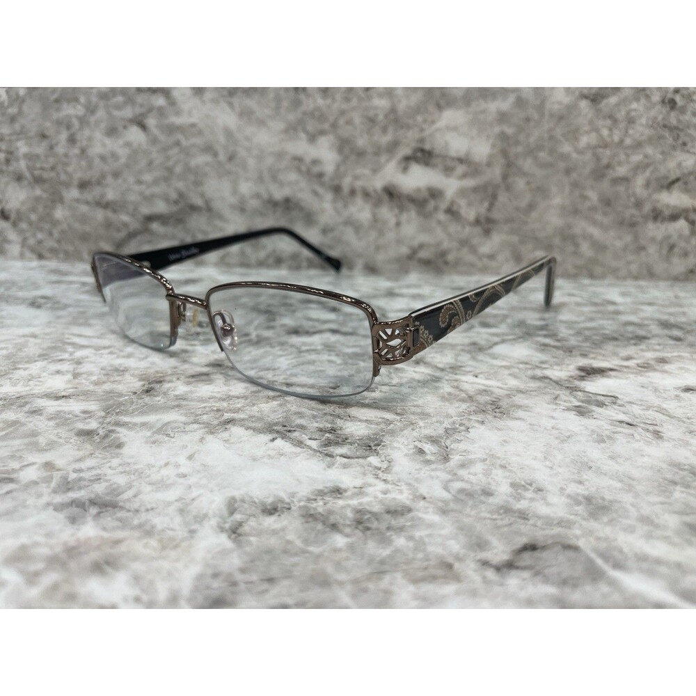 Vera Bradley Eyeglasses Frames VB3030 Caffe Latte CAF Brown Paisley 51-18-135